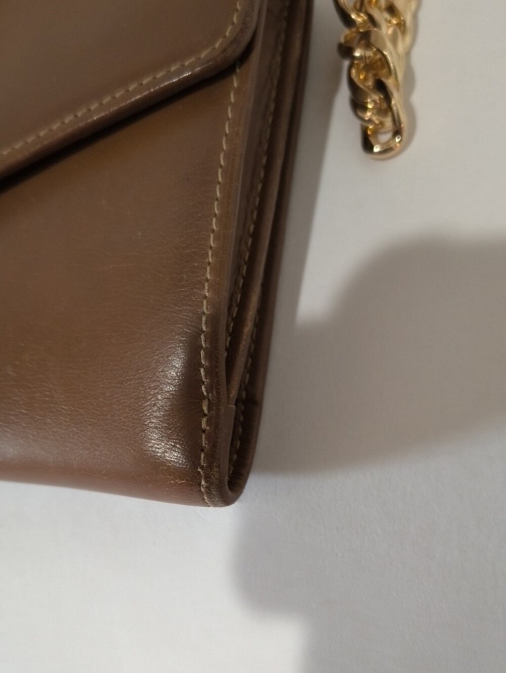 Ferragamo Brown Leather Envelope Wallet - Picture 12 of 15